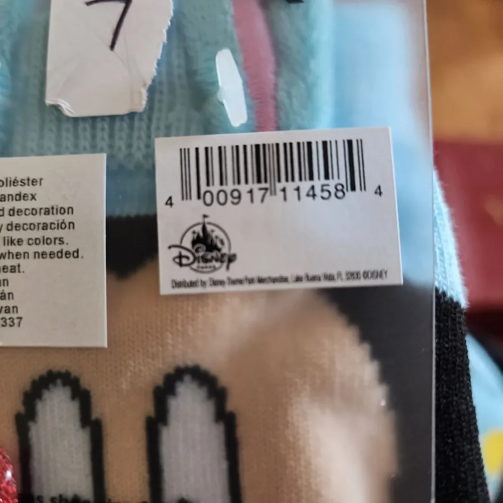 Disney Mickey Mouse Ankle Socks Cute Pastel Pattern Ladies‎ Size 10-13